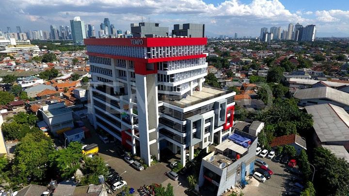 <p>Gedung Tempo di Jalan Palmerah Barat nomor 8, Jakarta. Foto/Subekti</p>
